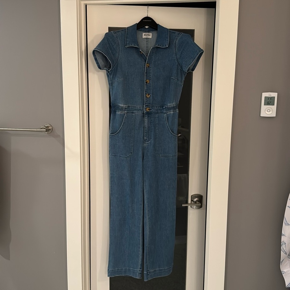 Mumu denim jumpsuit